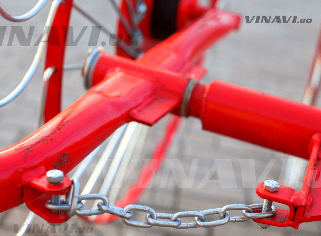 Greblă mecanică tip soare, 4 rotoare, 120 cm - imagine 10