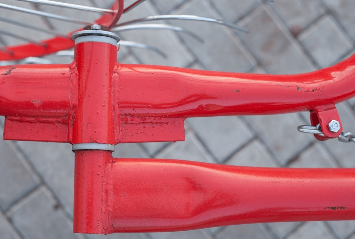 Greblă mecanică tip soare, 4 rotoare, 120 cm - imagine 6