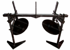 Bilonator cu 2 discuri D=390 + Prindere + Cutite in fata