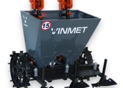 Masina de plantat cartofi cu fertilizator cu 2 randuri (65-70)