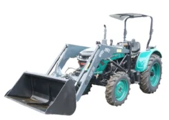 Tractor 60HP 4x4 semicabina cu incarcator frontal si cupa KONIG TRAKTOREN 604
