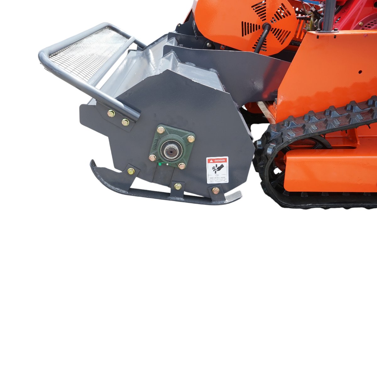 Masina de tuns iarba cu telecomanda pe senile, motor diesel 12.5CP, latime de taiere 1000mm THOR - imagine 20