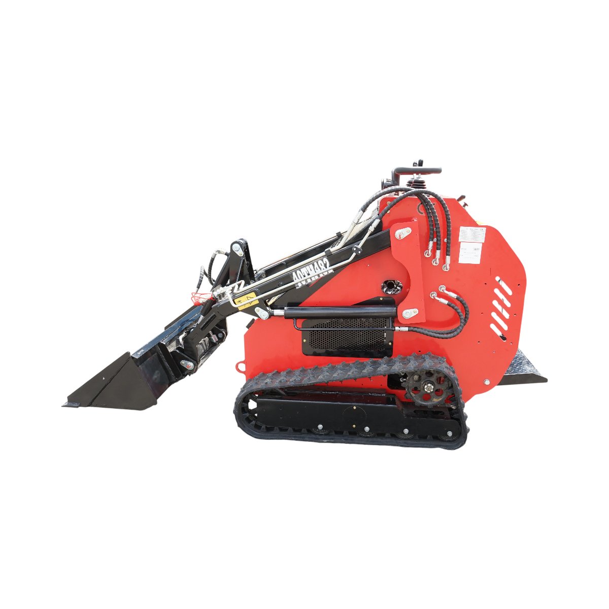 Mini incarcator frontal pe senile, motor benzina 23CP, 739cc, capacitate ridicare 350kg, volum cupa 0.15m3 THOR - imagine 10