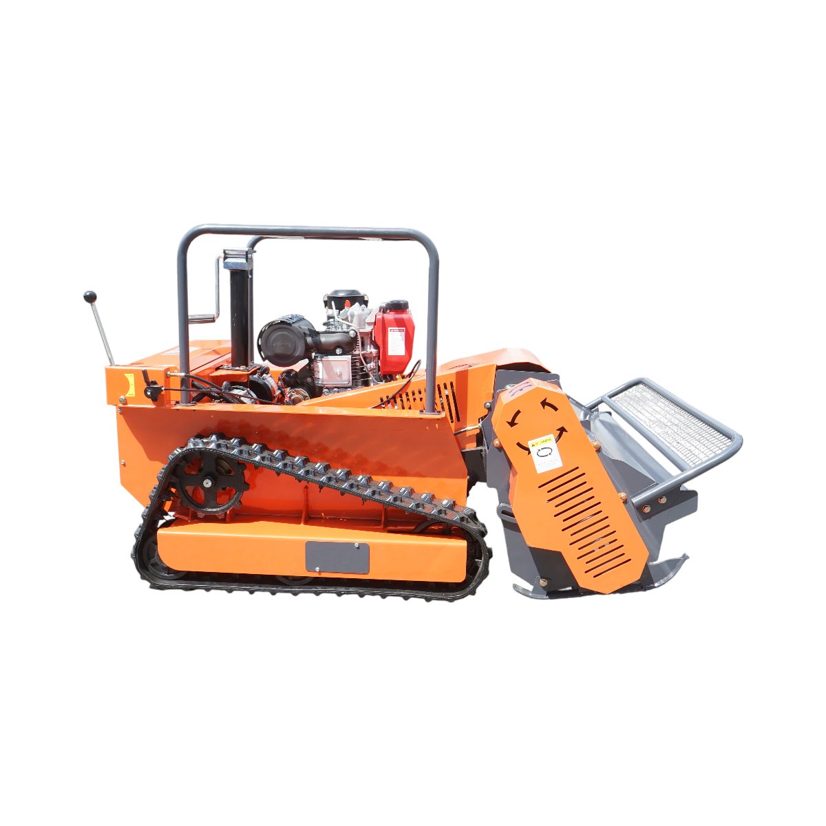 Masina de tuns iarba cu telecomanda pe senile, motor diesel 12.5CP, latime de taiere 1000mm THOR - imagine 8
