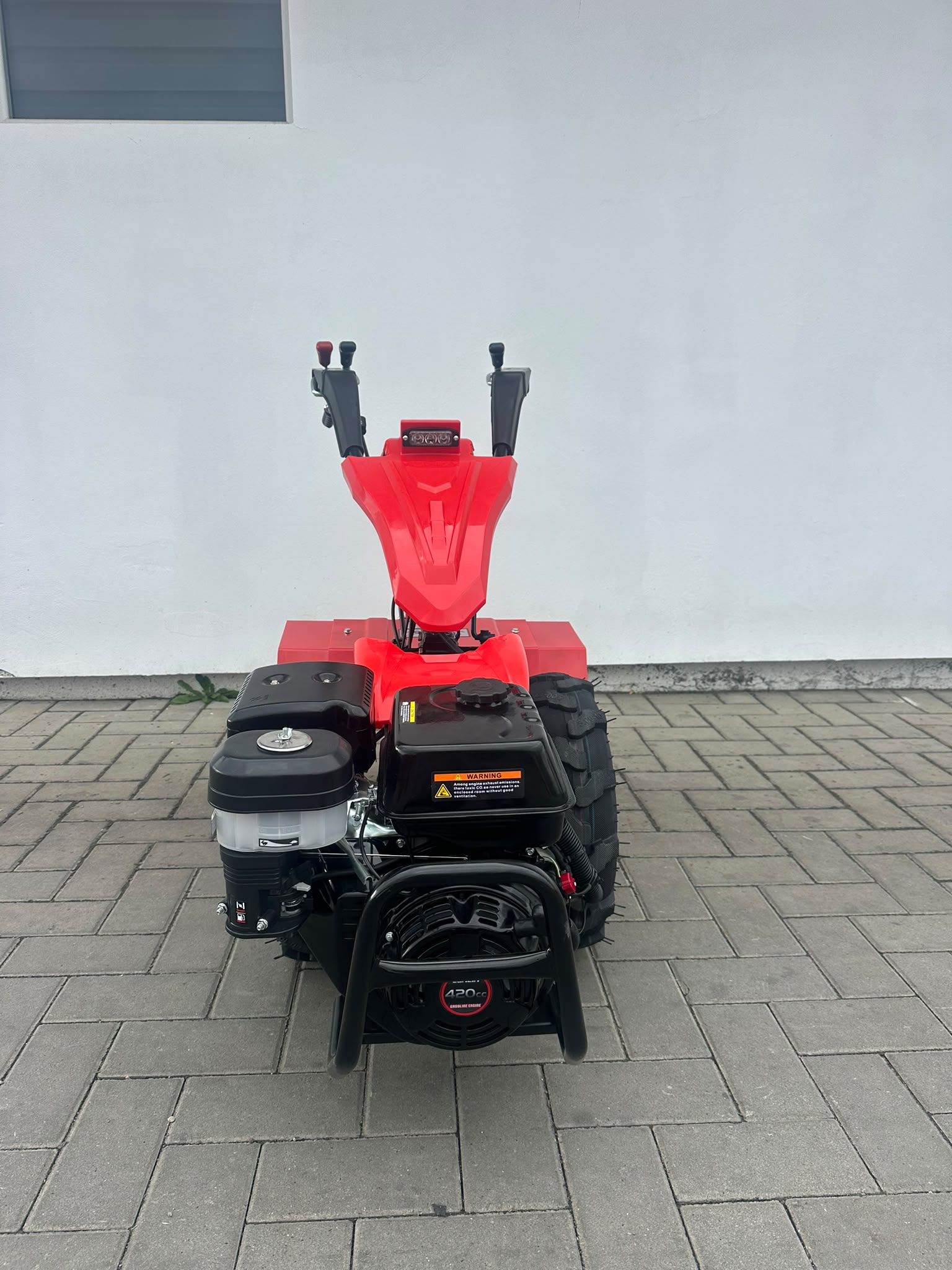 Motocultor Lider cu motor Loncin cu freză, 15 CP Benzina cu inversor - imagine 2