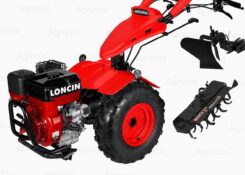 Motocultor Lider cu motor Loncin cu freză, 15 CP Benzina cu inversor