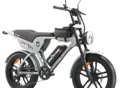 Bicicleta electrica APE RYDER GENON ULTRA-GRAY, motor 250W, baterie 48V/15Ah, viteza 25 Km/H, autonomie 60 Km, schimbator Shinamo TX70 7 viteze, adulti, roti 20", display LCD, 1 loc, gri